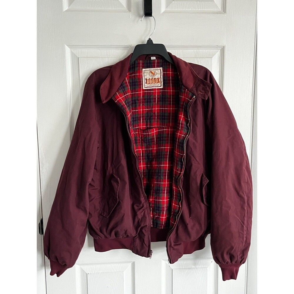 Baracuta G9 Harrington Jacket in Classic Burgundy, Size 42L, Made in England